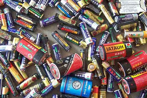 自贡大安铅酸电池回收价-高价旧电池回收